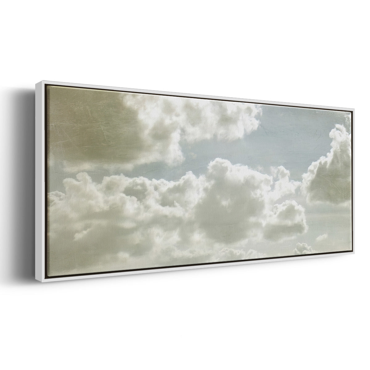 Sky Scrapers IV - Floater Framed Canvas Print