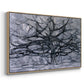 The Gray Tree, 1911 - Floater Framed Canvas Print