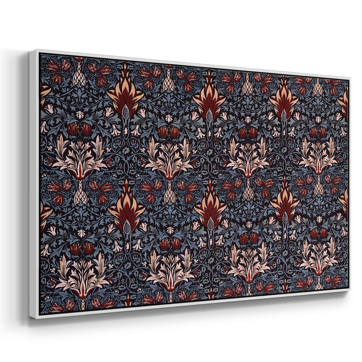 Snakeshead (Printed Textile), c. 1876 - Floater Framed Canvas Print