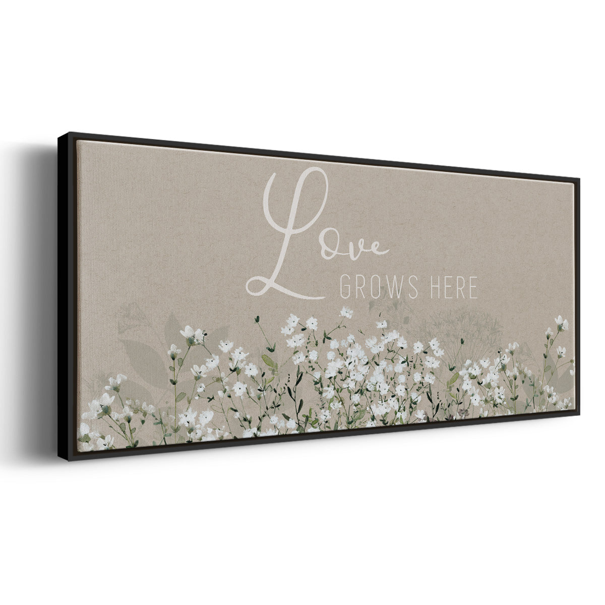 Bouquet of Love - Floater Framed Canvas Print