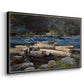Hudson River, 1892 - Floater Framed Canvas Print