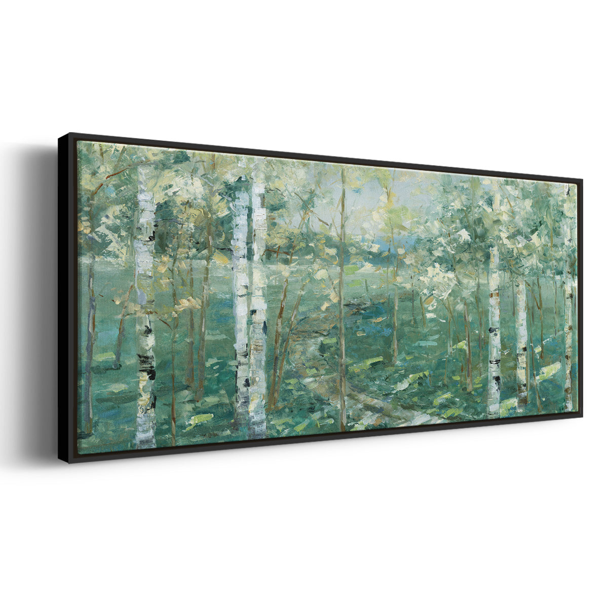 Meadow Light - Floater Framed Canvas Print