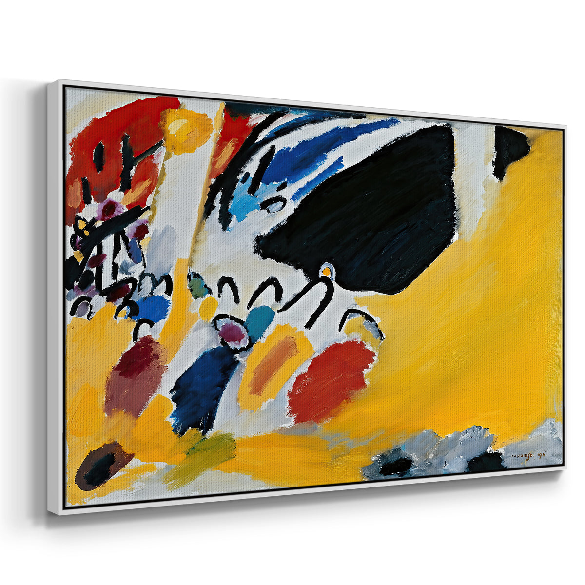 Impression III (Concert), 1911 - Floater Framed Canvas Print