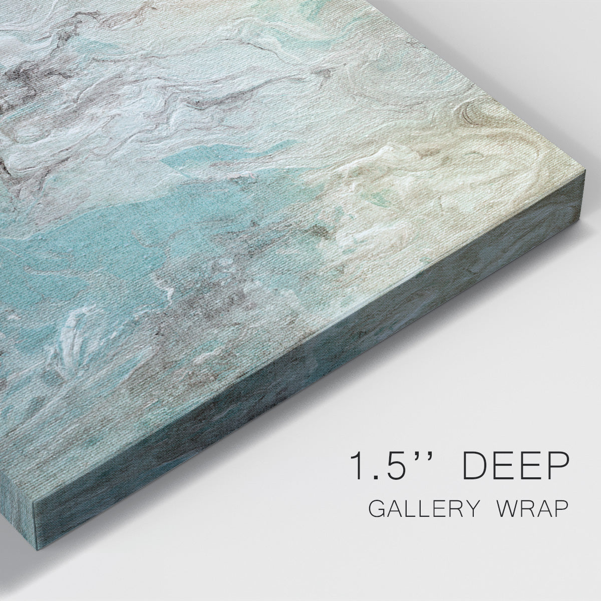 Aqua Marble - Canvas Art Print