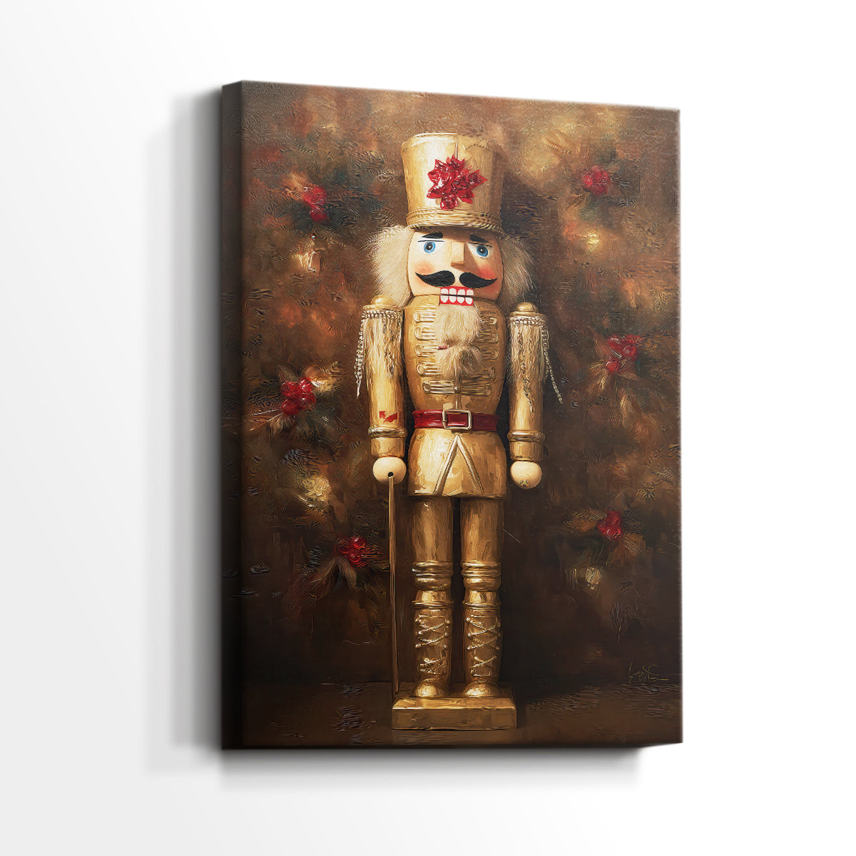 Warm Lantern Hearth Carol - Canvas Art Print