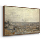 View from Montmartre, 1886 - Floater Framed Canvas Print