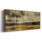 Golden Staffelsee Lake - Floater Framed Canvas Print