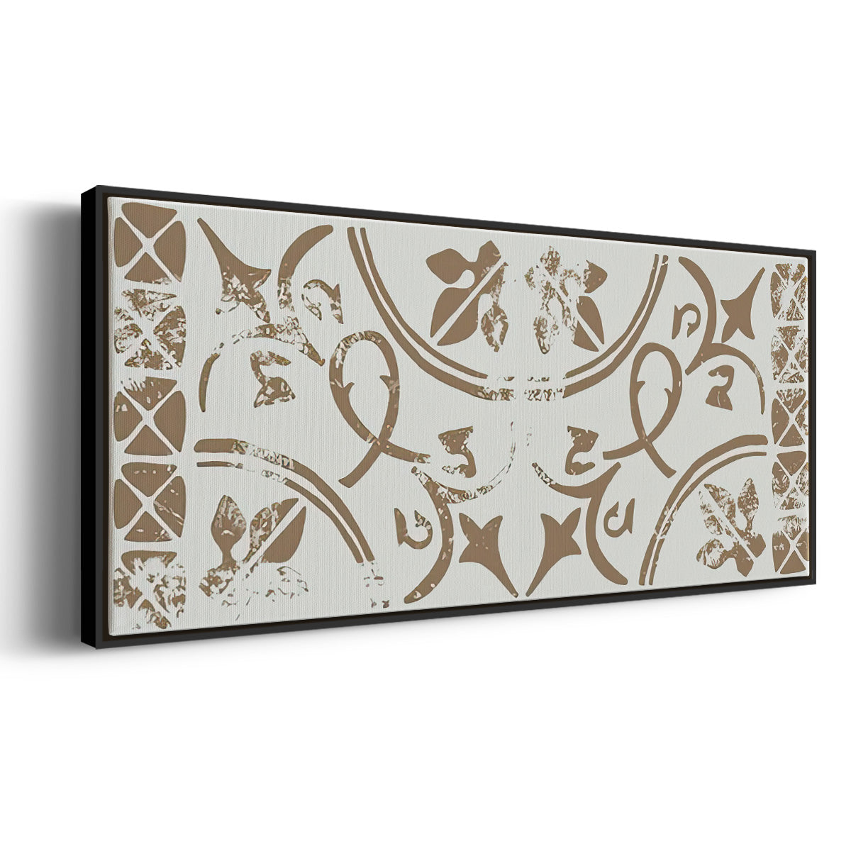 Ceramic Tile Collection D - Floater Framed Canvas Print