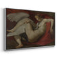 Leda and the Swan (16th-Century Version), c. 1530 - Floater Framed Canvas Print