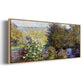 The Corner of the Garden at Montgeron, 1876 - Floater Framed Canvas Print
