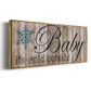 Baby It's Cold - Floater Framed Canvas Print