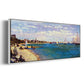 Regatta at Sainte Adresse - Floater Framed Canvas Print