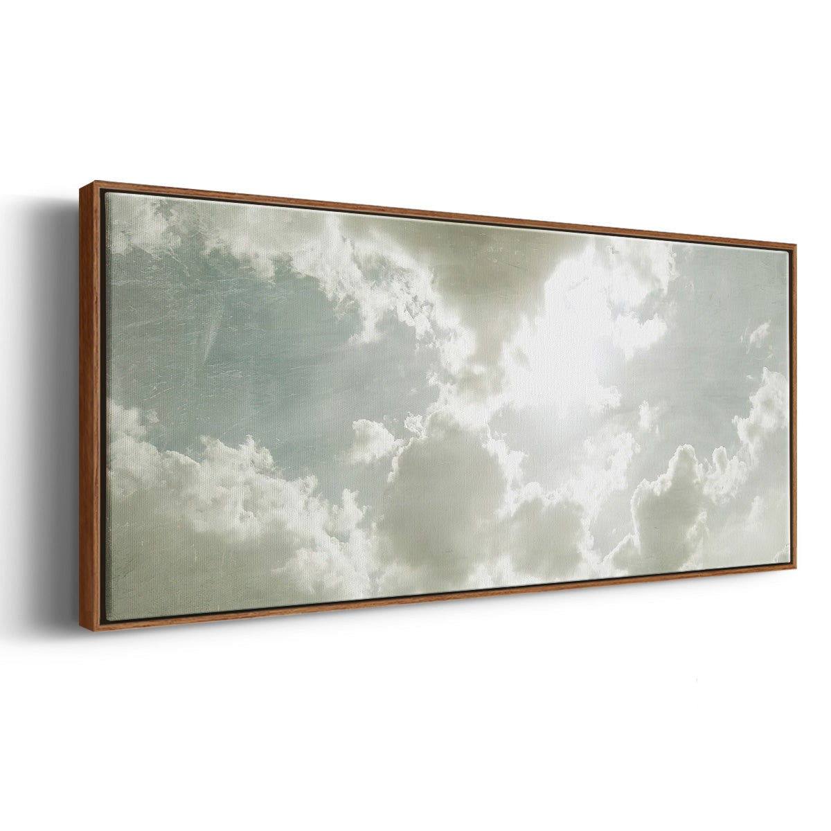 Sky Scrapers II - Floater Framed Canvas Print