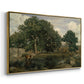 Forest of Fontainebleau, 1846 - Floater Framed Canvas Print