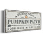 Pumpkin Patch II - Floater Framed Canvas Print