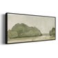 On Course I - Floater Framed Canvas Print