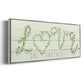 Shiplap Vines Love - Floater Framed Canvas Print