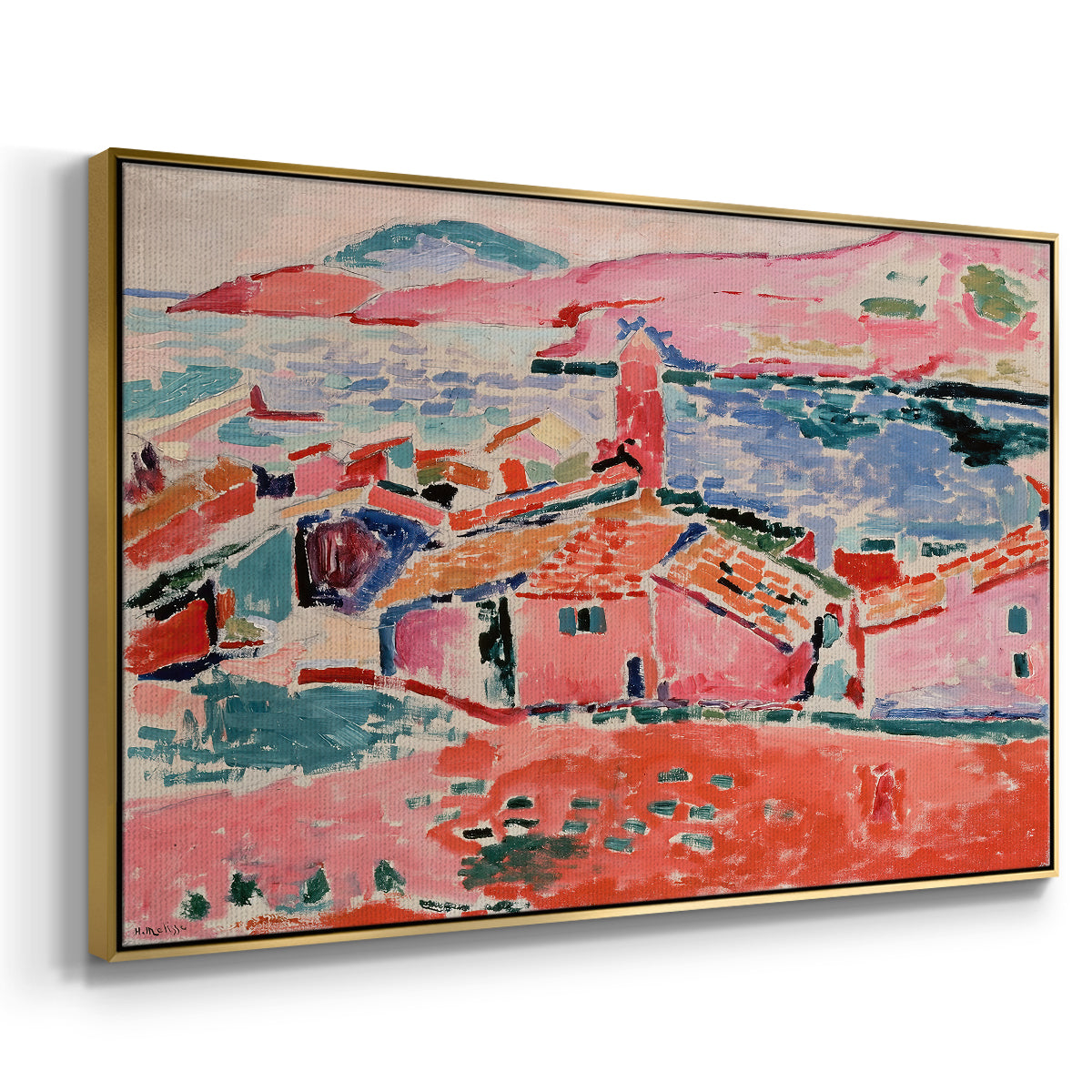 View of Collioure, 1905 - Floater Framed Canvas Print