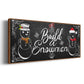 Build a Snowman - Floater Framed Canvas Print