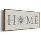 Bee Home - Floater Framed Canvas Print