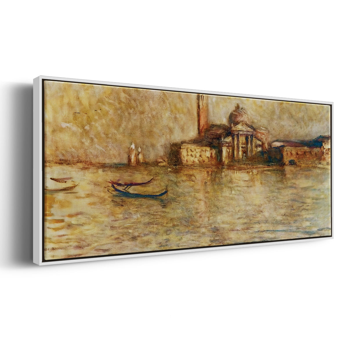 Venice, San Giorgio Maggiore, 1908 - Floater Framed Canvas Print