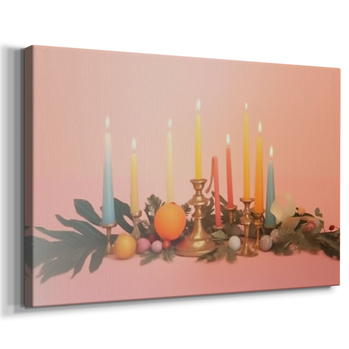 Crimson Whisper of Skies - Canvas Art Print