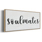 Soulmates - Floater Framed Canvas Print