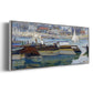 The Seine at Asnieres 2, 1873 - Floater Framed Canvas Print