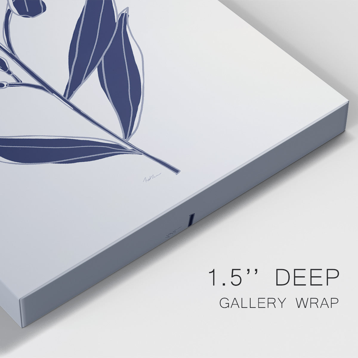 Indigo Botanical Study I - Canvas Art Print