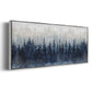 Misty Indigo Forest - Floater Framed Canvas Print