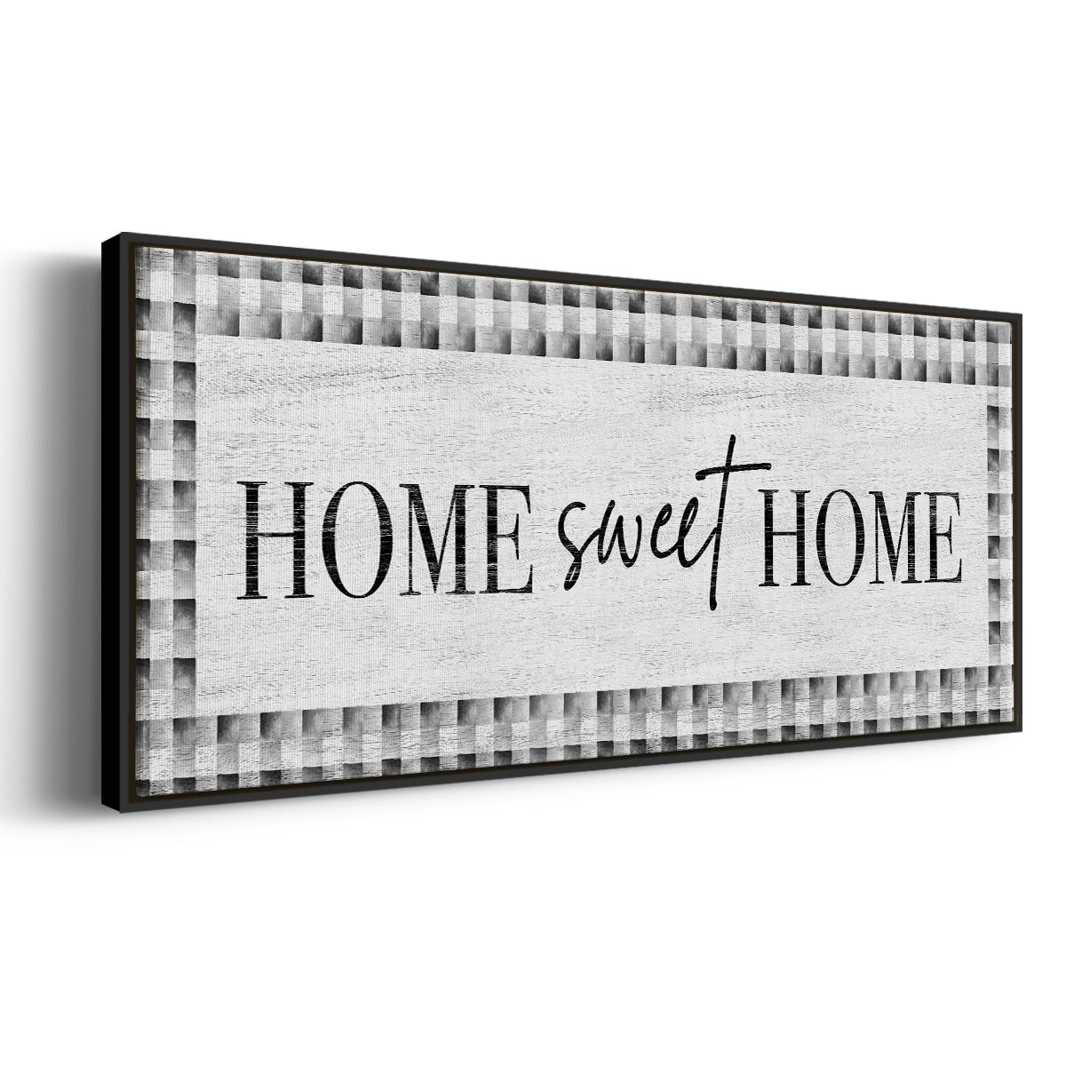 Home Sweet Home - Floater Framed Canvas Print