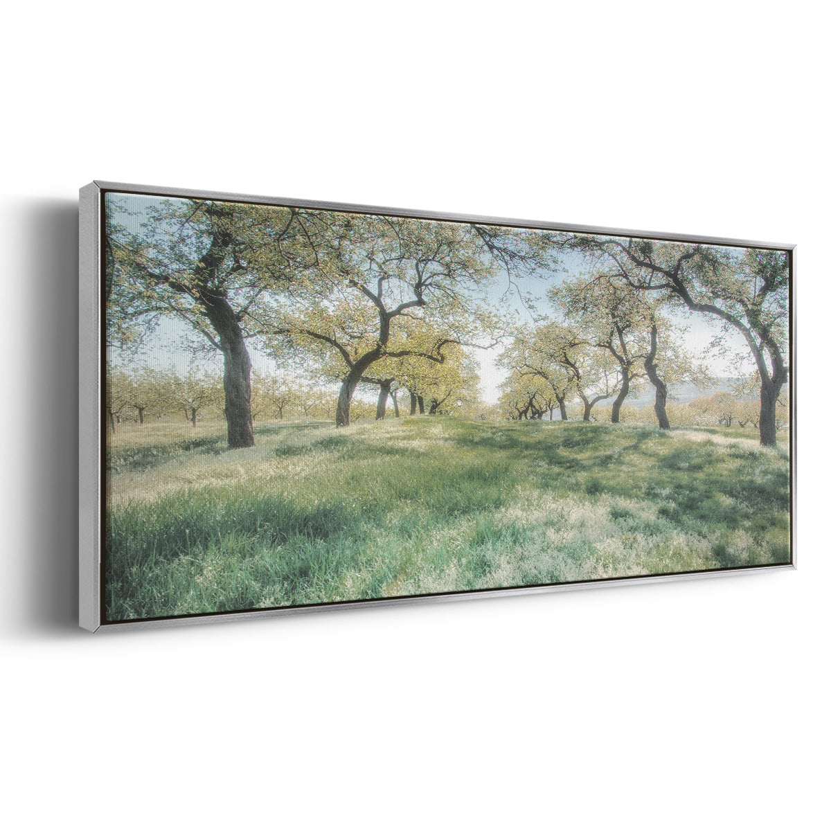 Charming Spring Mood - Floater Framed Canvas Print