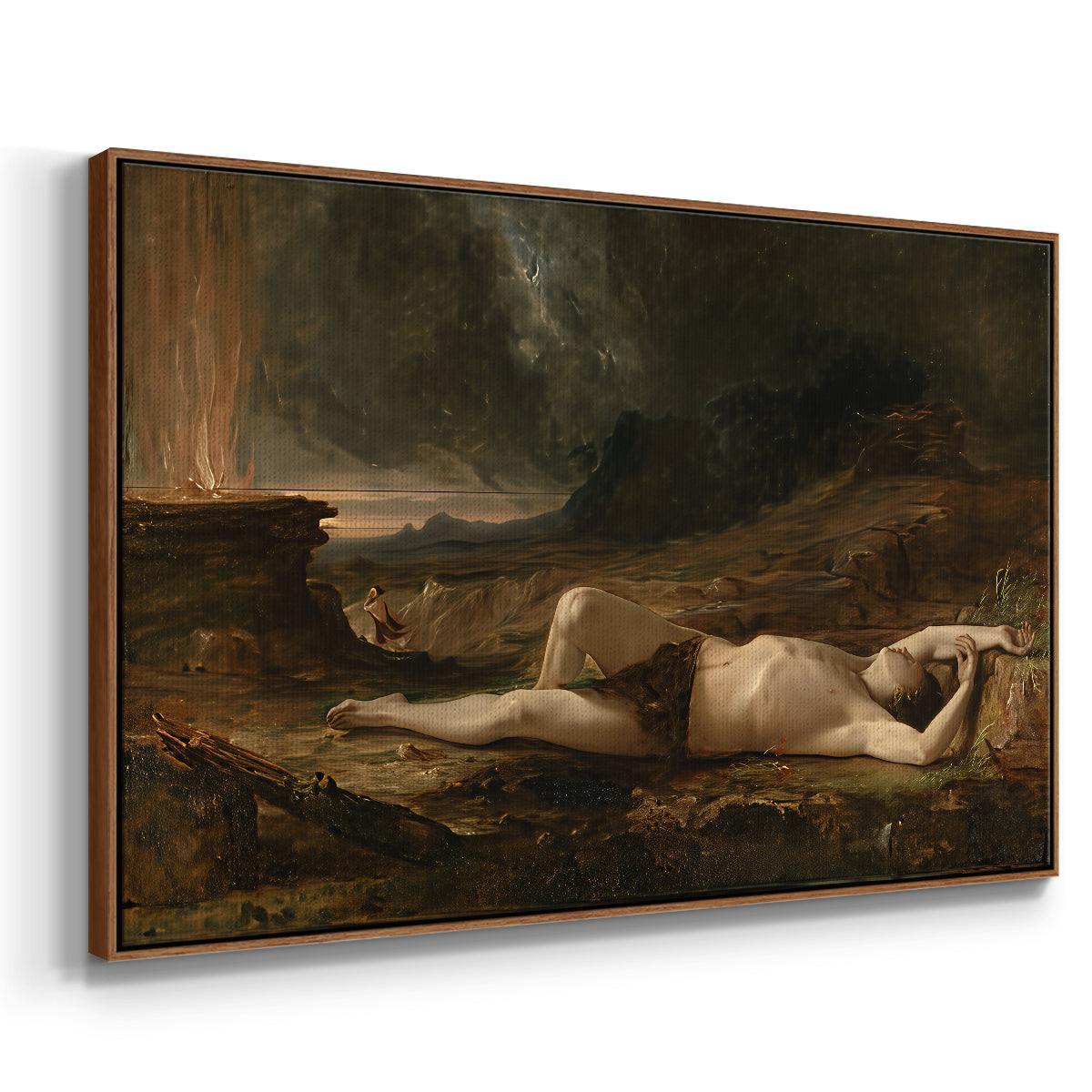 The Dead Abel, 1832 - Floater Framed Canvas Print