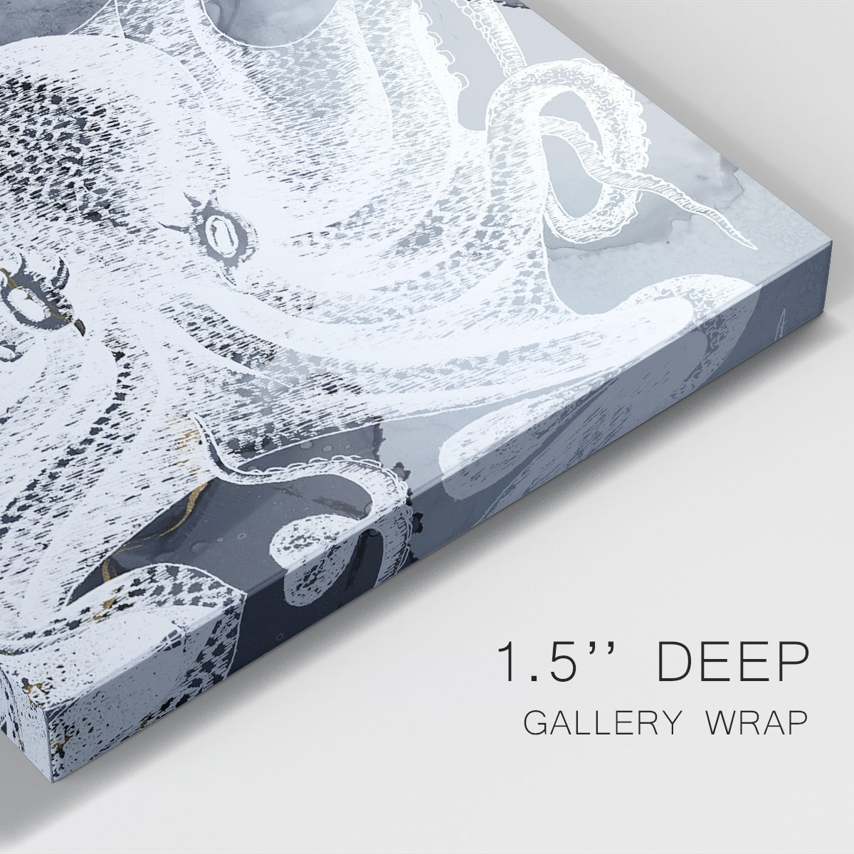 Octopus Ink II Premium Gallery Wrapped Canvas - Ready to Hang