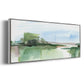Abstract Wetland IV - Floater Framed Canvas Print
