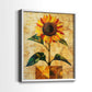 Floral Study Series CLVIII - Restickable Framed Art Set