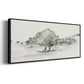 Scenic Scribble II - Floater Framed Canvas Print