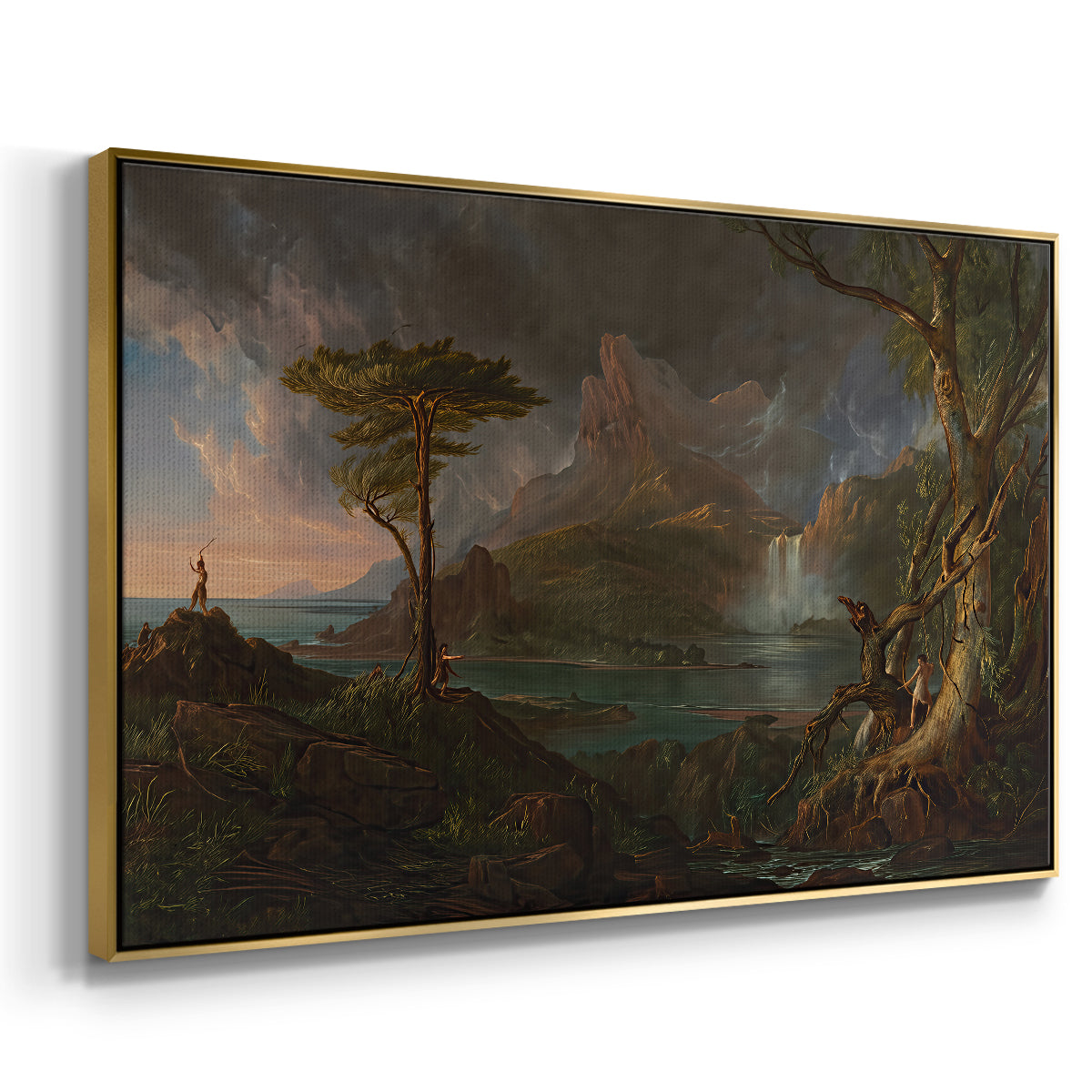 A Wild Scene, 1831-1832 - Floater Framed Canvas Print