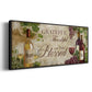Grateful Wine - Floater Framed Canvas Print