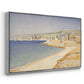 The Jetty at Cassis, Opus 198, 1889 - Floater Framed Canvas Print