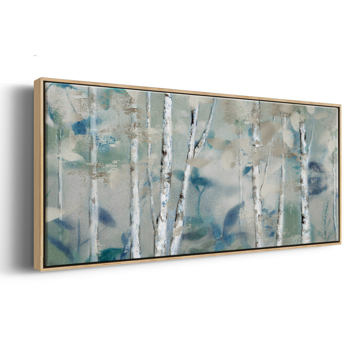 Zen Forest I - Floater Framed Canvas Print