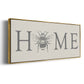 Bee Home - Floater Framed Canvas Print