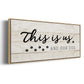 This is Us and the Dog - Floater Framed Canvas Print