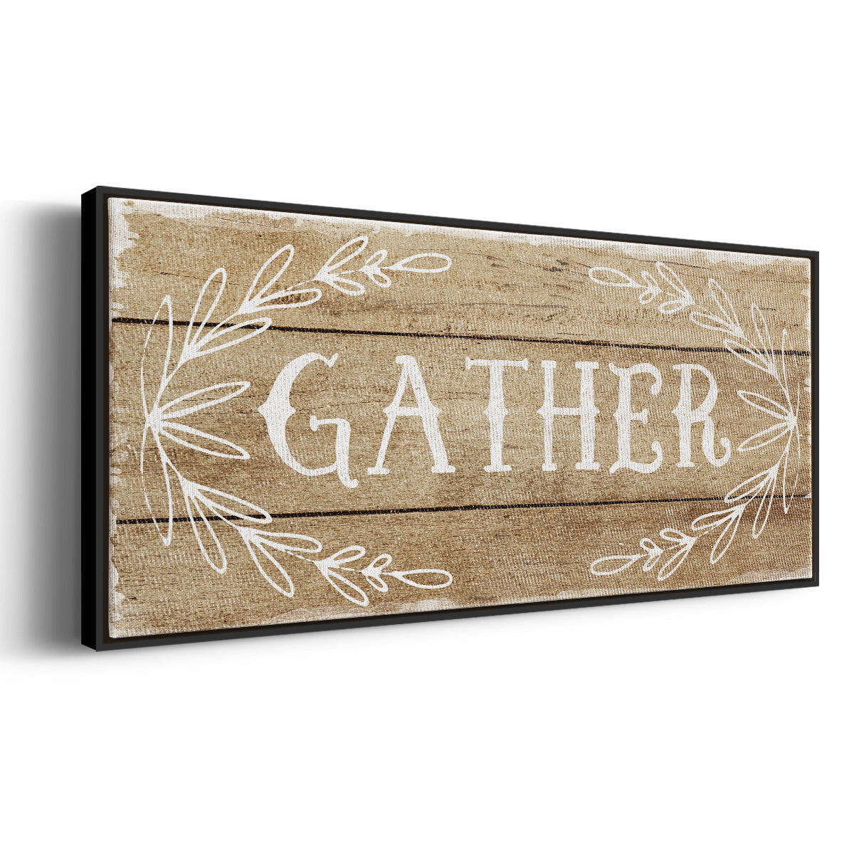 Gather - Floater Framed Canvas Print