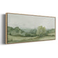 Vintage Landscape Sketch II - Floater Framed Canvas Print