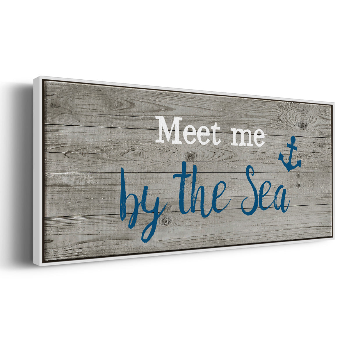 Meet Me - Floater Framed Canvas Print