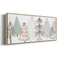 Christmas Tree Sketchbook - Floater Framed Canvas Print