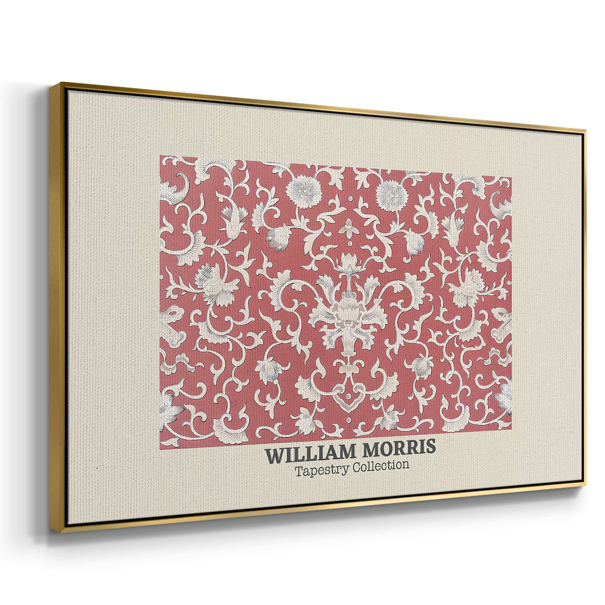 Examples of Chinese Ornament, Pl. XCV (Morris Inspired), 1867 - Floater Framed Canvas Print