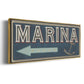Shoreline Signs II - Floater Framed Canvas Print