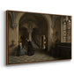 Interior of the Church of Saint Paul in Antwerp, c. 1865-1869 - Floater Framed Canvas Print